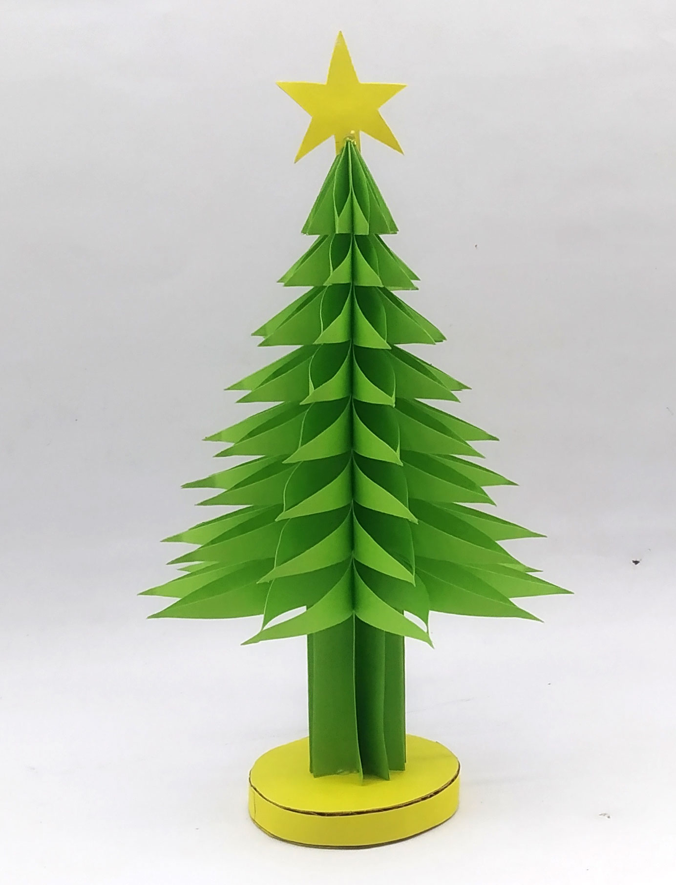 Paper 3d Christmas Tree Craft How To Make Paper Xmas Craft Best Diy
