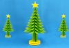 Origami3D Christmas tree craft