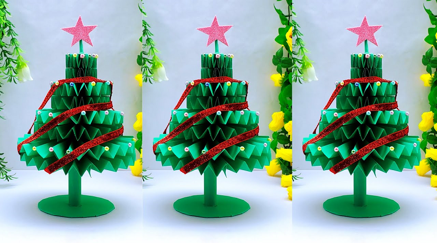 3D Paper Christmas Tree 