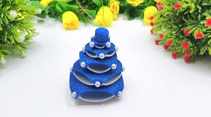 3d christmas tree craft