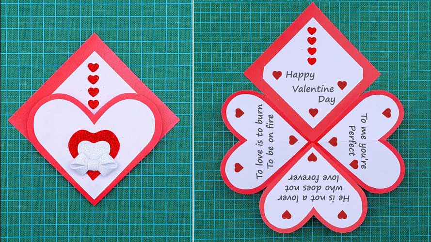 DIY Surprise Gift Card For Valentine Day