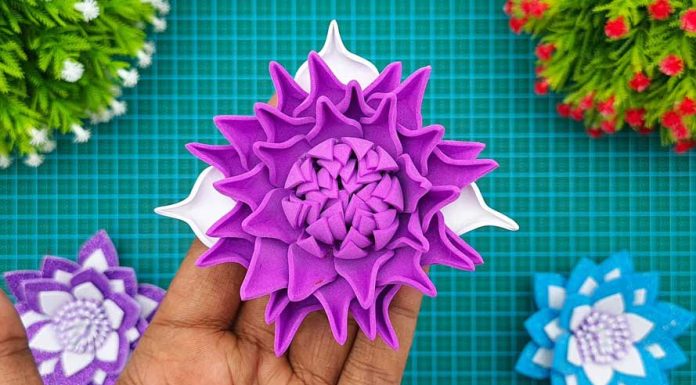 EVA Foamiran Craft Flowers