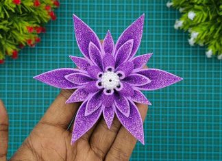 Easy Foam Sheet Flowers