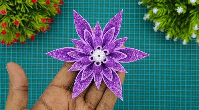 Easy Foam Sheet Flowers