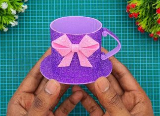 Handmade Foam Paper Cup Making