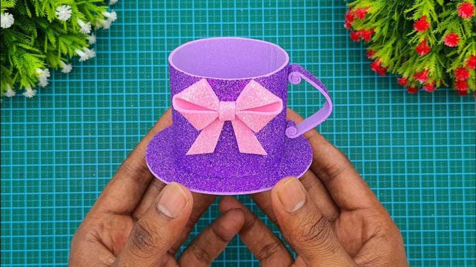 Handmade Foam Paper Cup Making