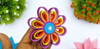 Handmade Quilling Flower