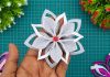 Making Easy Snowflakes Flower