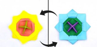 Fold Origami Fidget Toy Spinner