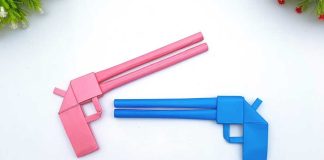 How To Make Paper Toy Gun Easy