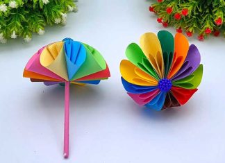Make Paper Umbrella
