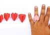 Origami Heart Ring For Valentines Day