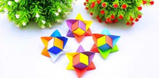 Origami Mini Star Making Easy