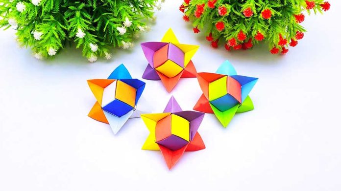 Origami Mini Star Making Easy