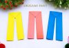 Origami Paper Pants Making Easy Instructions