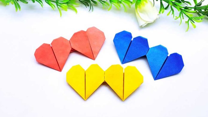 Origami Twin Heart Making