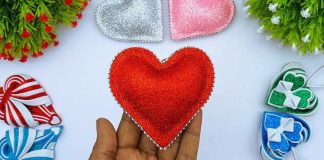 Valentines Day 3D Heart Shape Crafts
