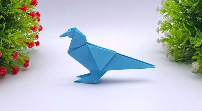 How To Fold Origami Pigeon Easy