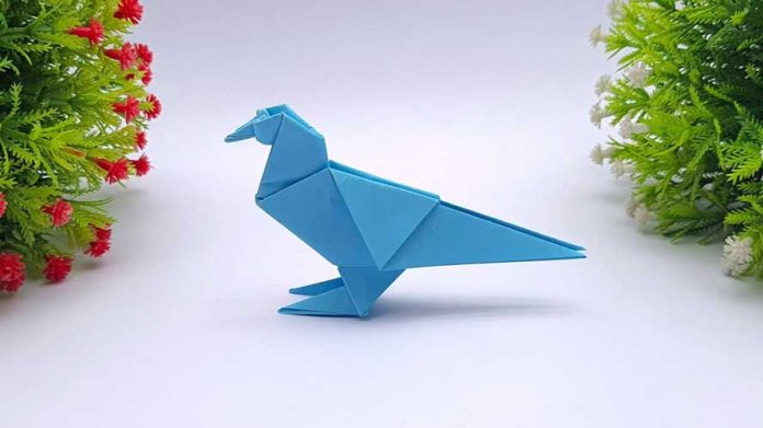 How To Fold Origami Pigeon Easy