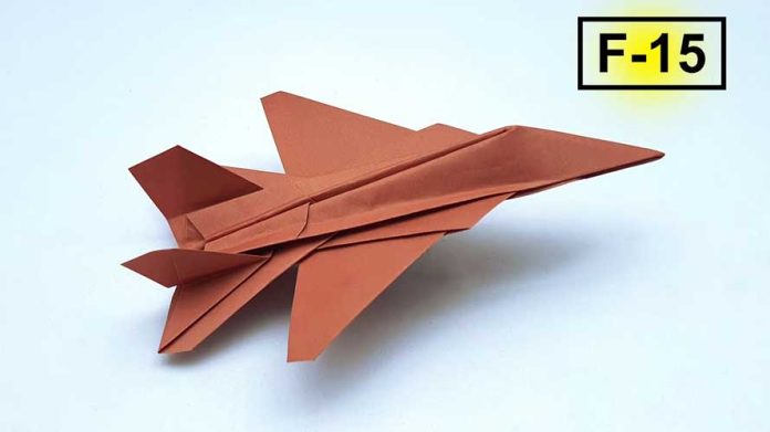 How To Make F-15 Fighter Jet Aircraft Model Form Paper