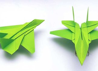 How To Make Origami Of Sukhoi Su-35