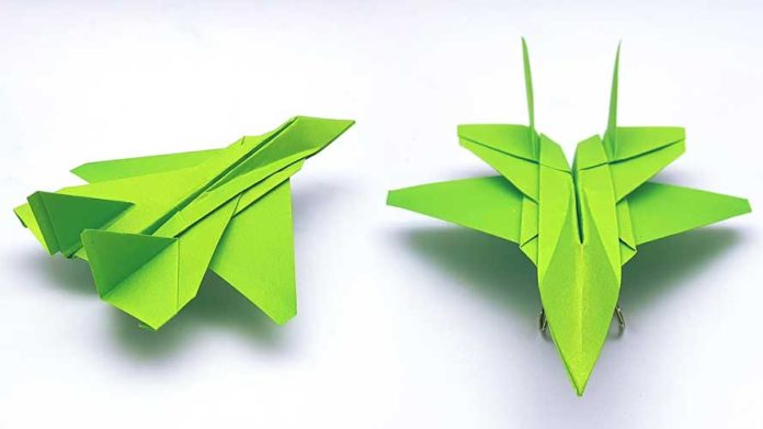 How To Make Origami Of Sukhoi Su-35