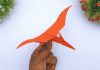 How To Make Origami Pterodactyl Easy