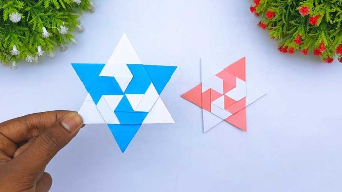 How To Make Paper Craft Ninja Star