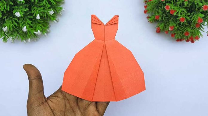 How To Make Paper Female Dress
