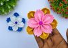 How To Make Glitter Foam Sheet Flowers