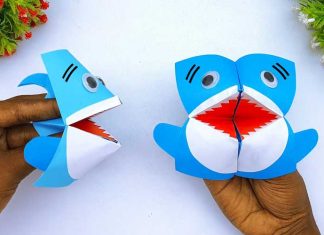 How To Make Moving Paper Toy Shark