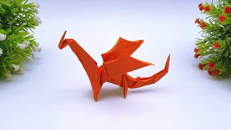 How to Make Paper Dragon | Handmade Origami Toy Dragon