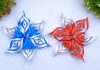 How To Make 3D Christmas Snowflakes