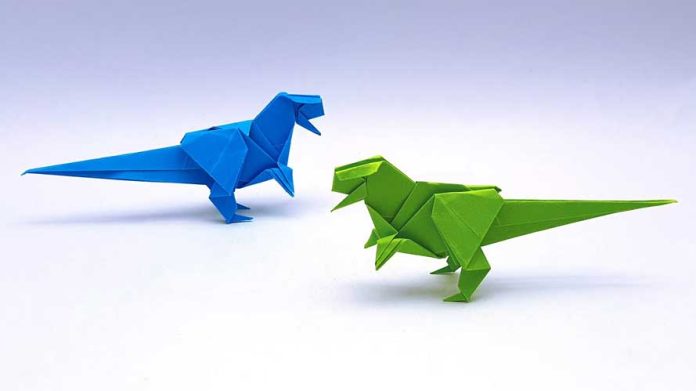 How To Make Origami Dinosaur