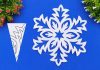 How to Make Easy Christmas Snowflakes Out Of Paper