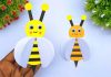 How To Make Paper Toy Bee Step By Step