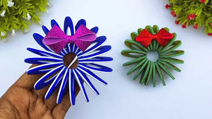 How To Make Mini Christmas Wreath