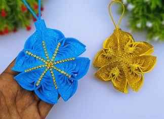 DIY Hanging Christmas Tree Ornaments