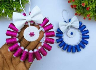 How To Make Easy Christmas Wreath