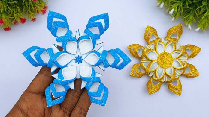 Affordable Christmas Snowflakes Making At Home