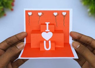 Amazing Valentine Day Greetings Card | Handmade Easy Greetings Card Amazing-Valentine-Day-Greetings-Card