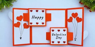 DIY Valentine Day Crafts Surprise Gift Card For Valentine's Day