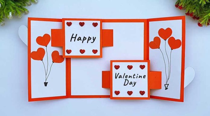 DIY Valentine Day Crafts Surprise Gift Card For Valentine's Day