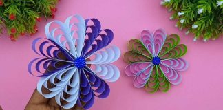 DIY Decorative Flower Making Tutorial With Paper