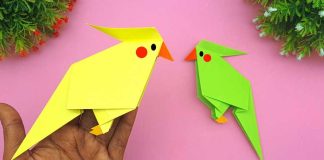 Handmade Paper Bird Making Tutorial