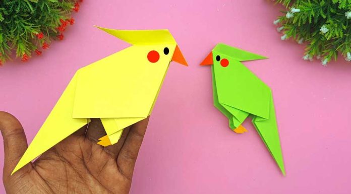 Handmade Paper Bird Making Tutorial