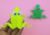 How TO Make Moving Paper Toy Frog