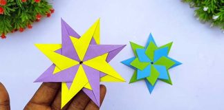 How to Make Easy Origami Star Step