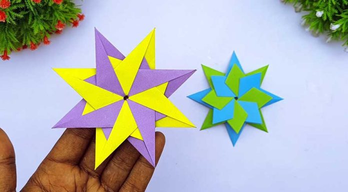 How to Make Easy Origami Star Step