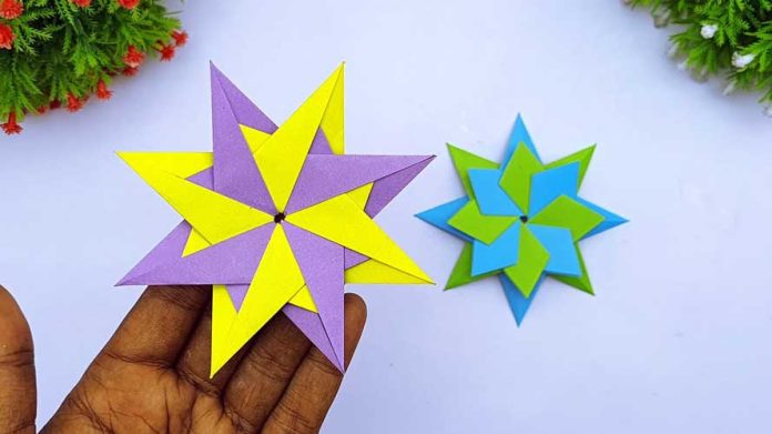 How to Make Easy Origami Star Step